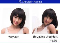 XSHARK Custom Face Head 171cm Sexy Huge Breast Big Curly Hair Silicone Sex Doll For Man Real Skin by AUTOMATICWOMAN
